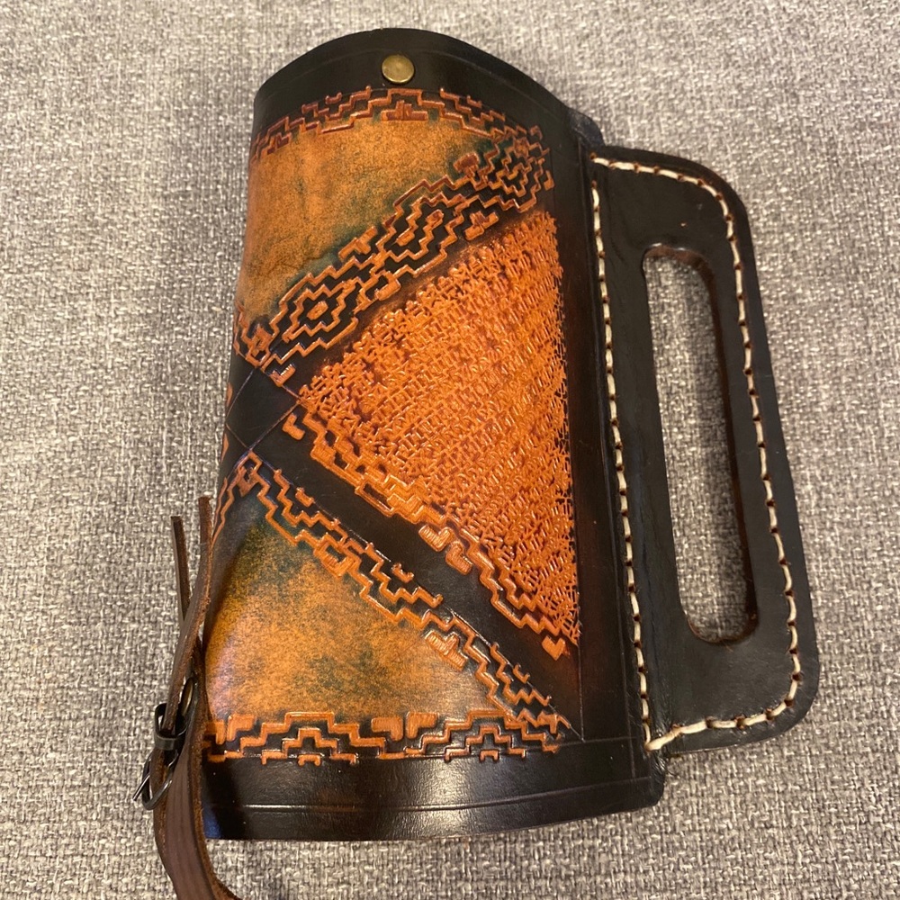 leather‎ water bottle holder #182